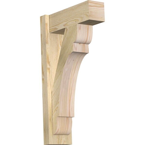 Ekena Millwork Olympic Block Rough Sawn Outlooker, Douglas Fir, 6"W x 16"D x 28"H OUT06X16X28OLY05RDF - main